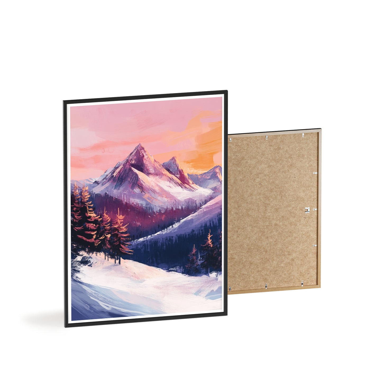 Berglandschaft in gemütlichen Farben