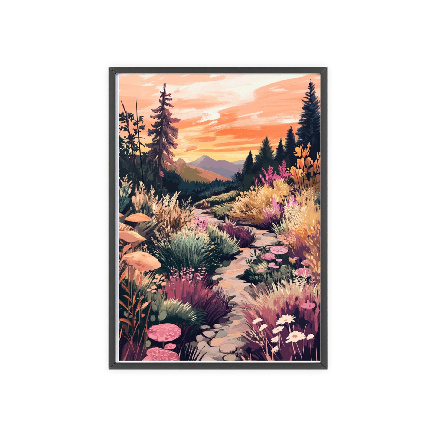 Fantsasielandschaft in traumhaften Farben