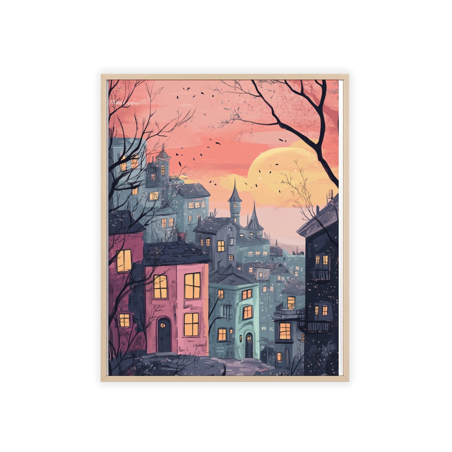 Nachtstimmung über der Stadt