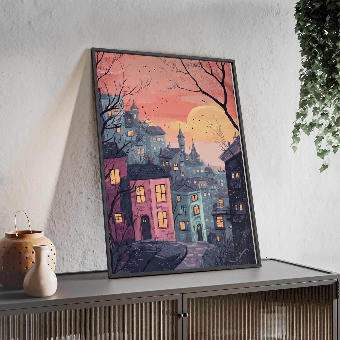 Nachtstimmung über der Stadt