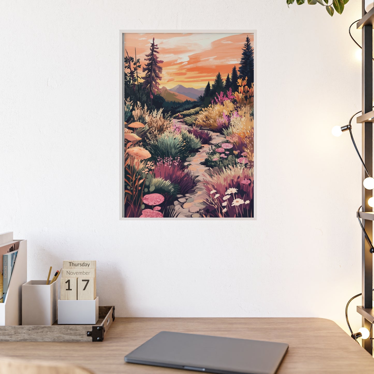 Fantsasielandschaft in traumhaften Farben