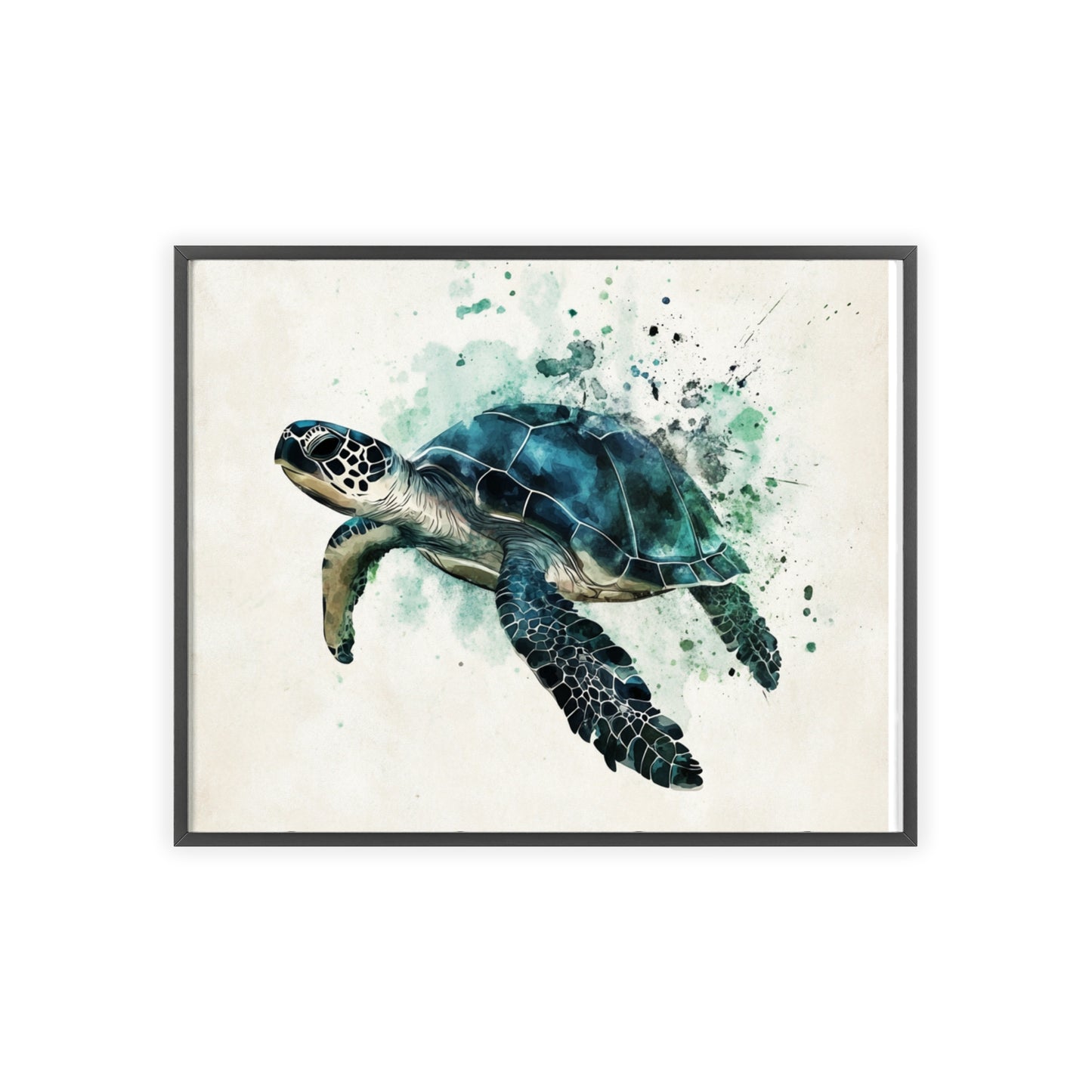 Schildkröte im Wasserfarbenstil