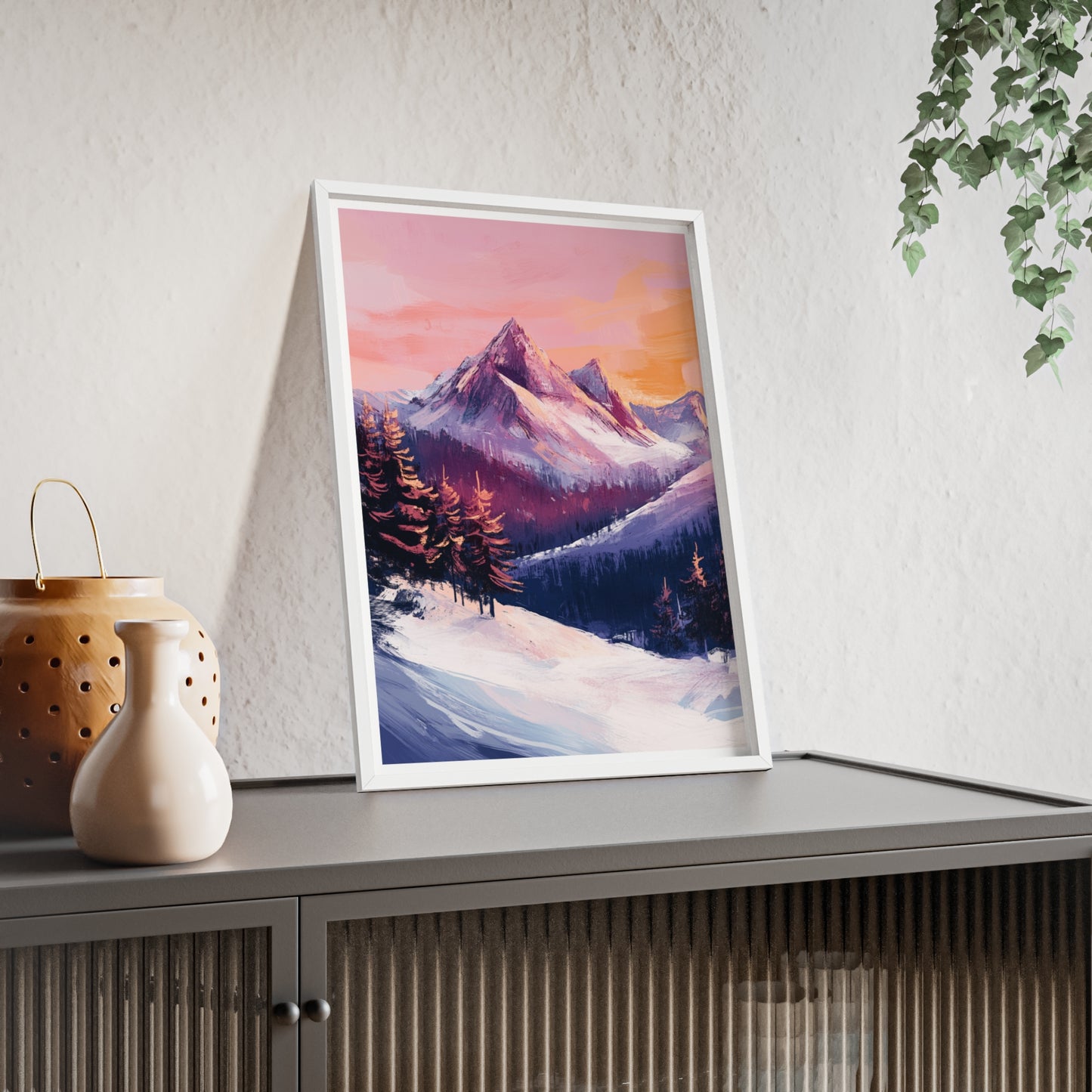 Berglandschaft in gemütlichen Farben