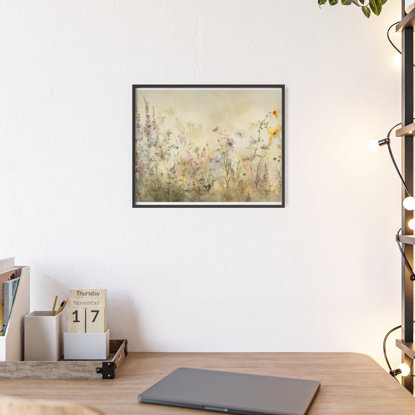 Wildblumen im Wasserfarbenstil