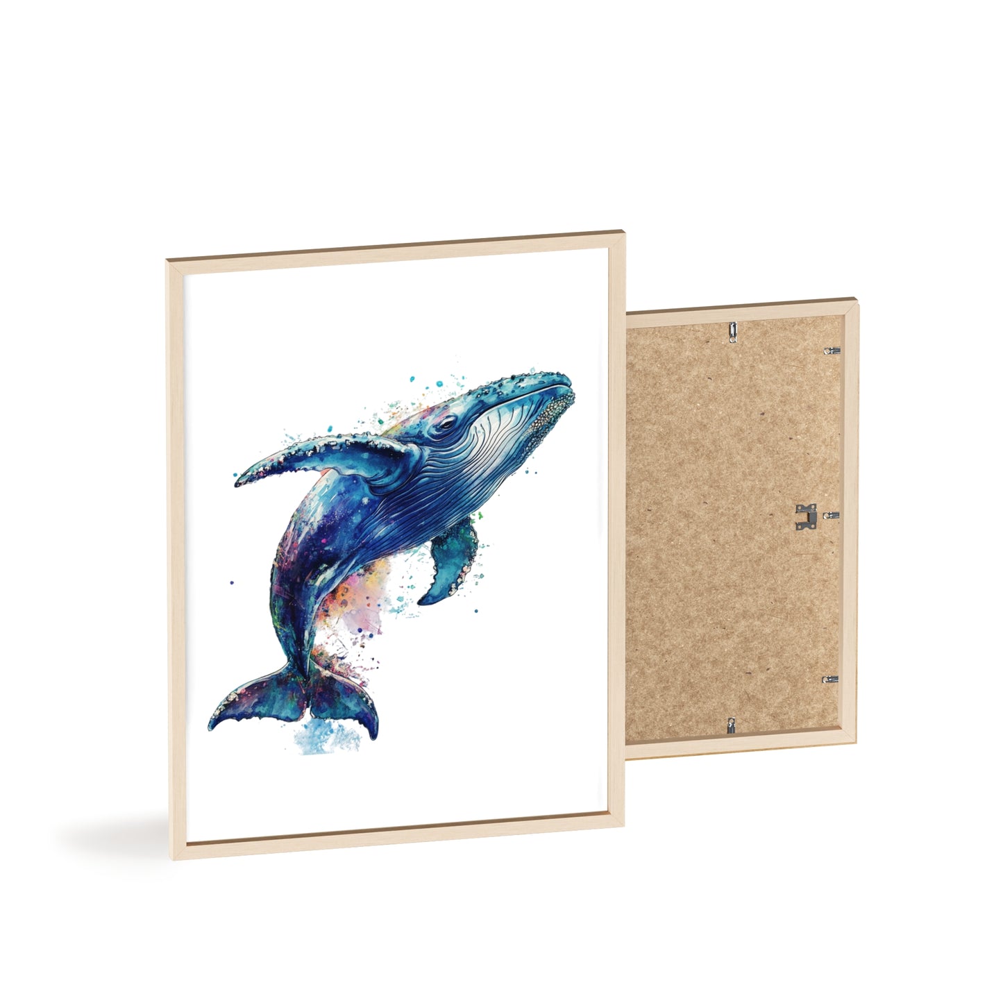 Wal im Wasserfarbenstil