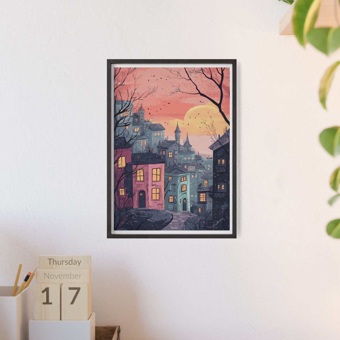 Nachtstimmung über der Stadt