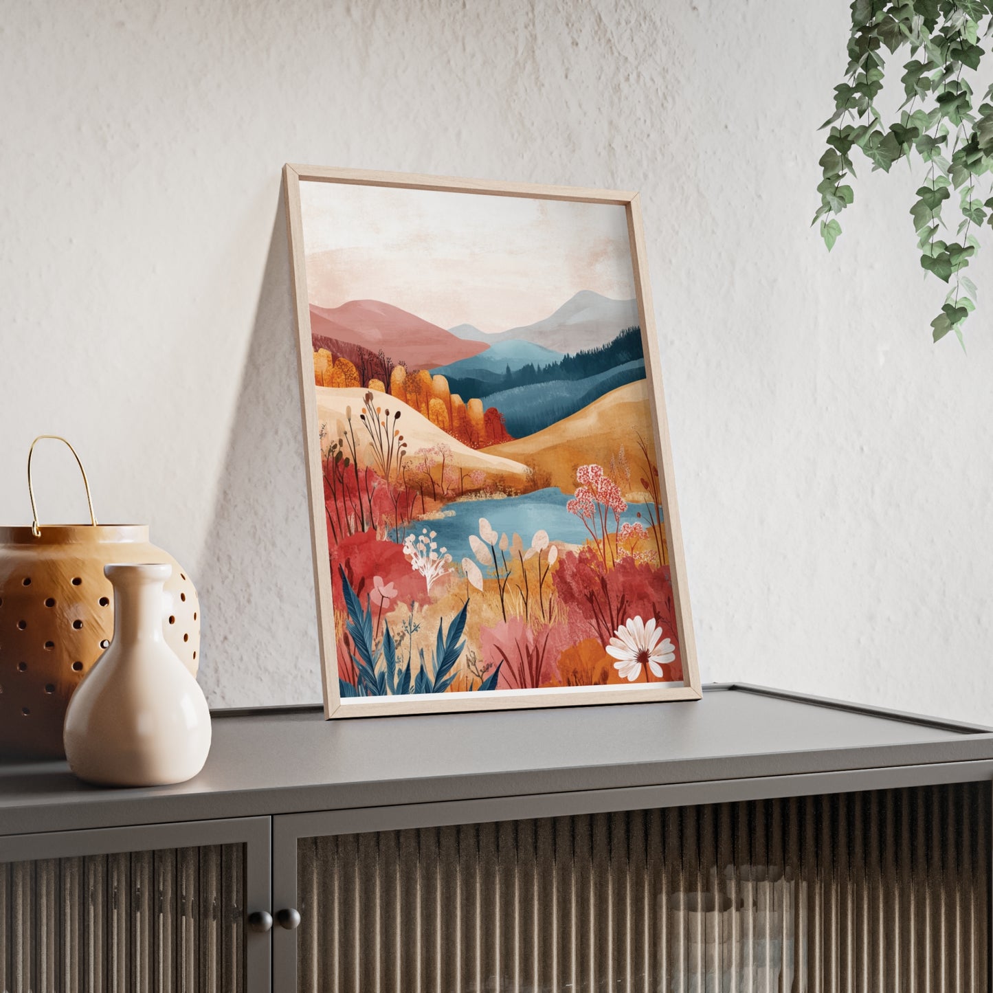 Traumlandschaft in gemütlichen Farben