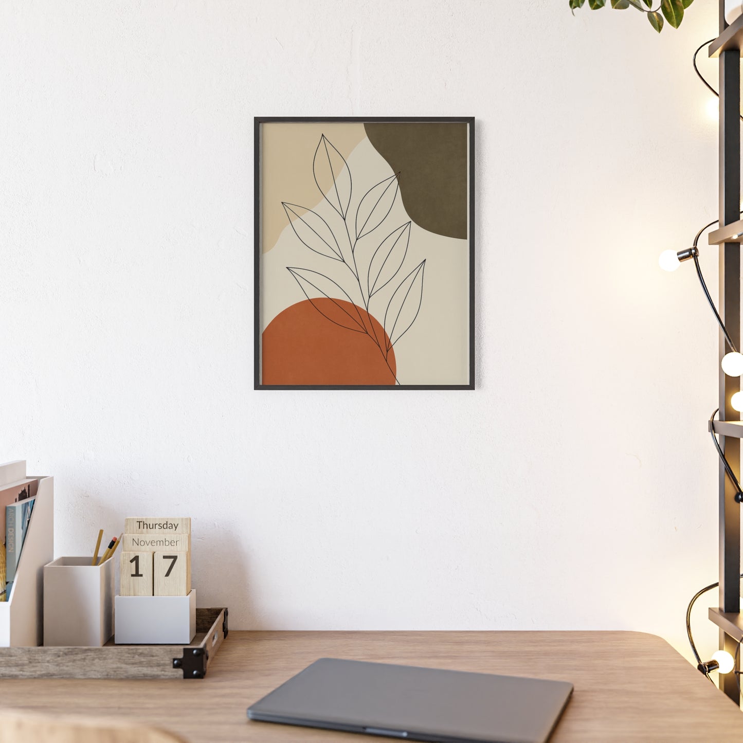 Abstraktes Blätterdesign