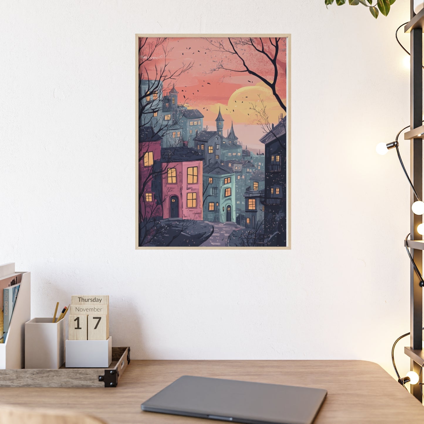 Nachtstimmung über der Stadt