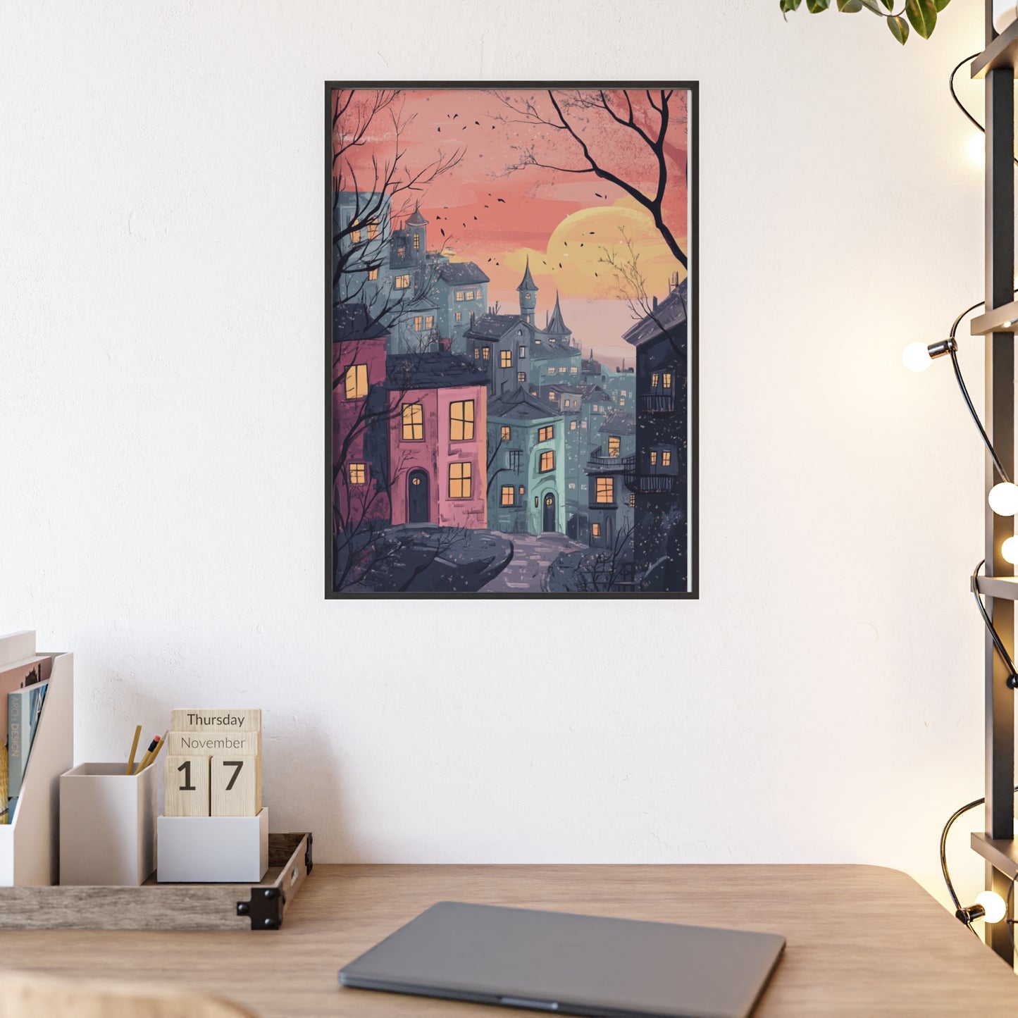 Nachtstimmung über der Stadt