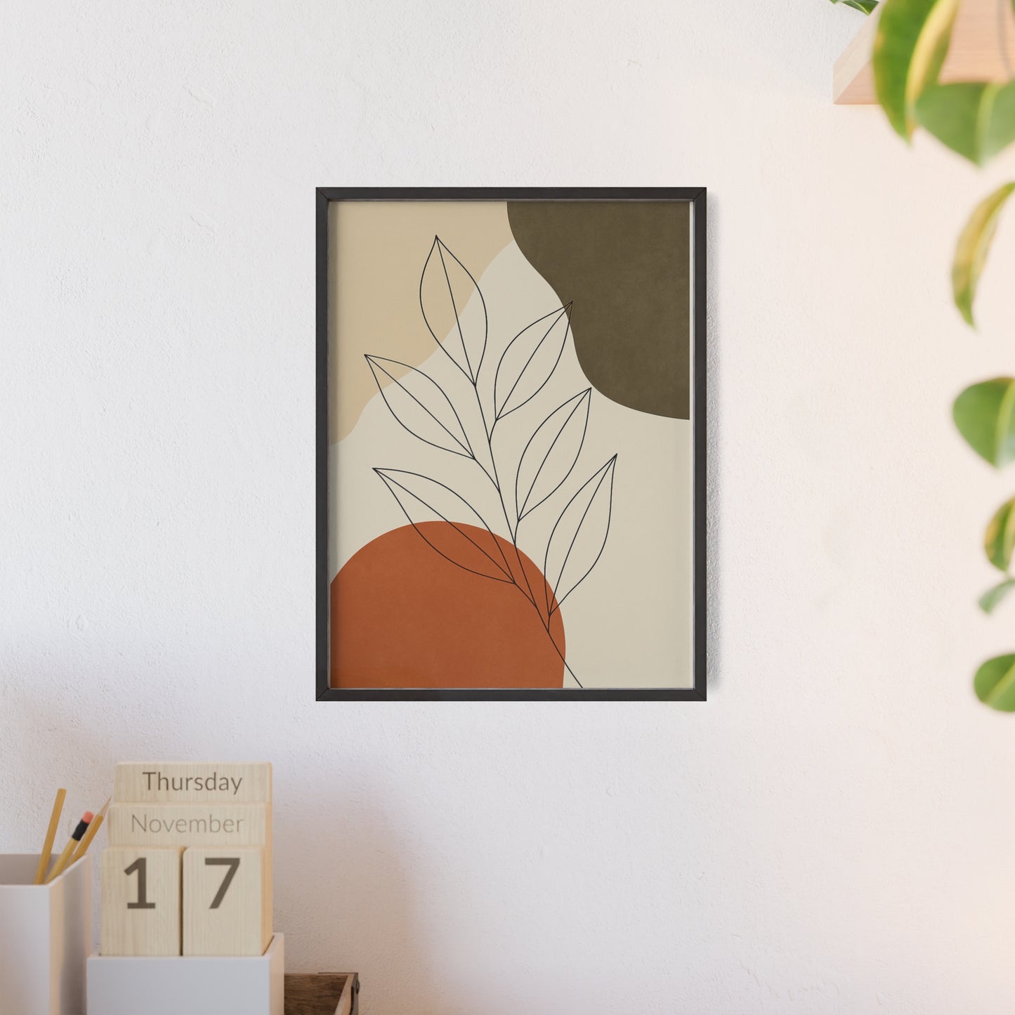 Abstraktes Blätterdesign