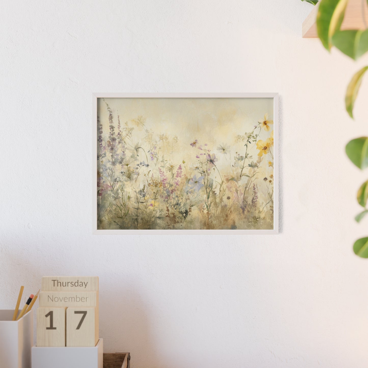 Wildblumen im Wasserfarbenstil