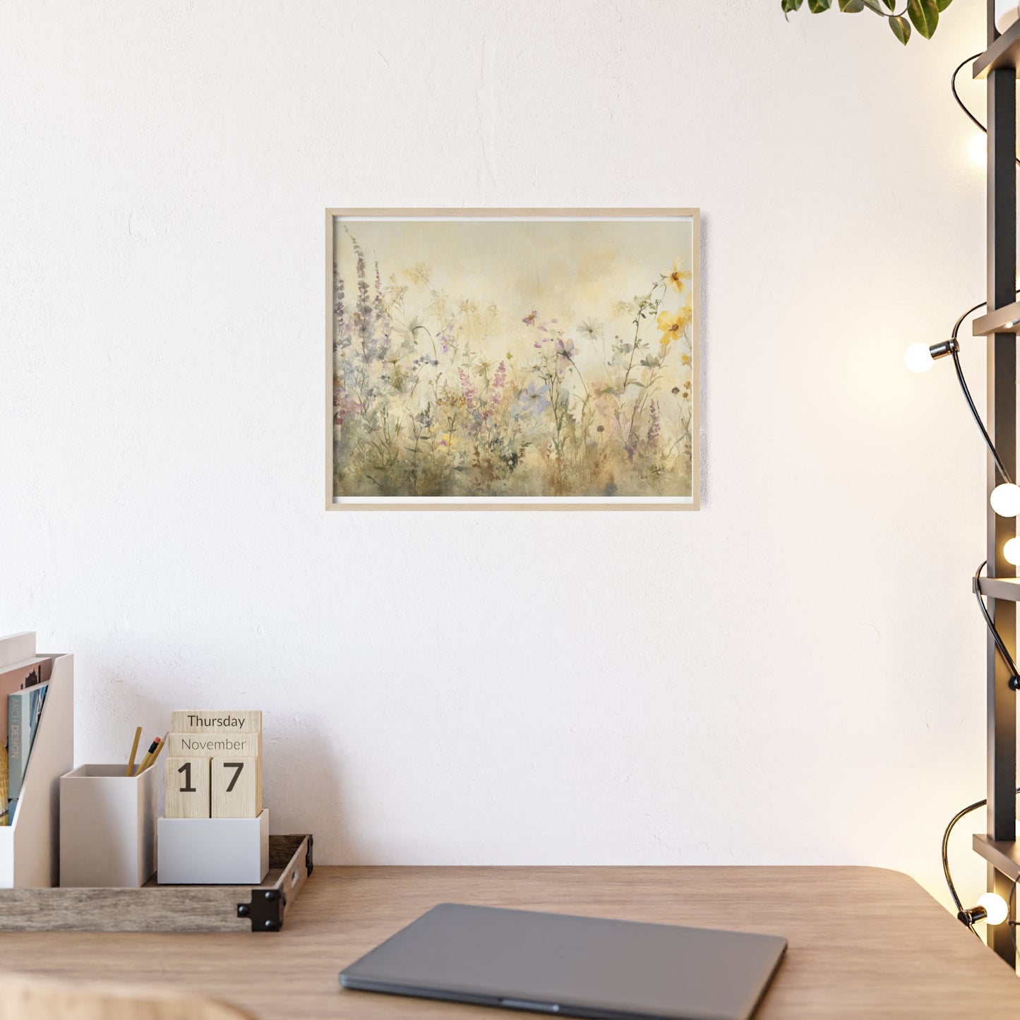 Wildblumen im Wasserfarbenstil