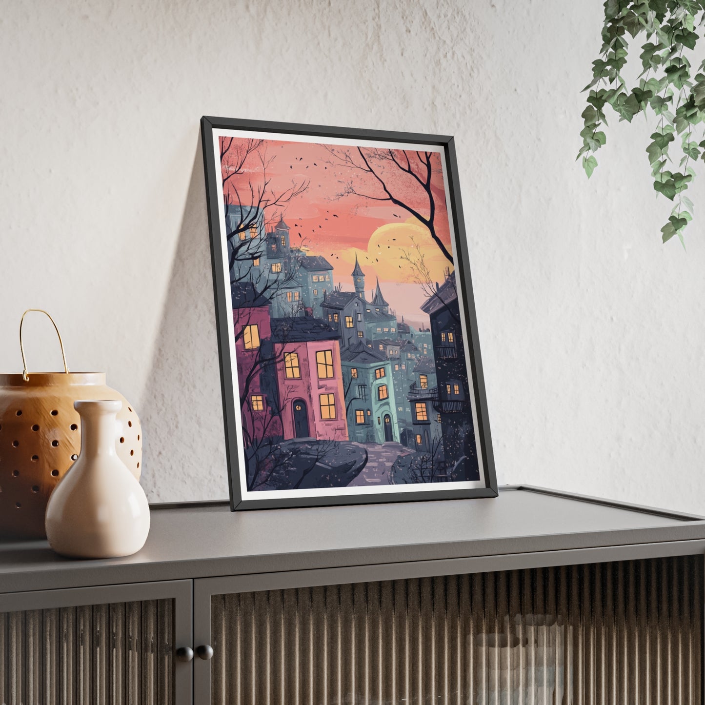 Nachtstimmung über der Stadt