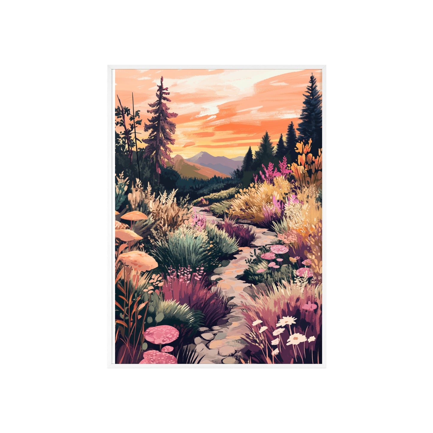 Fantsasielandschaft in traumhaften Farben