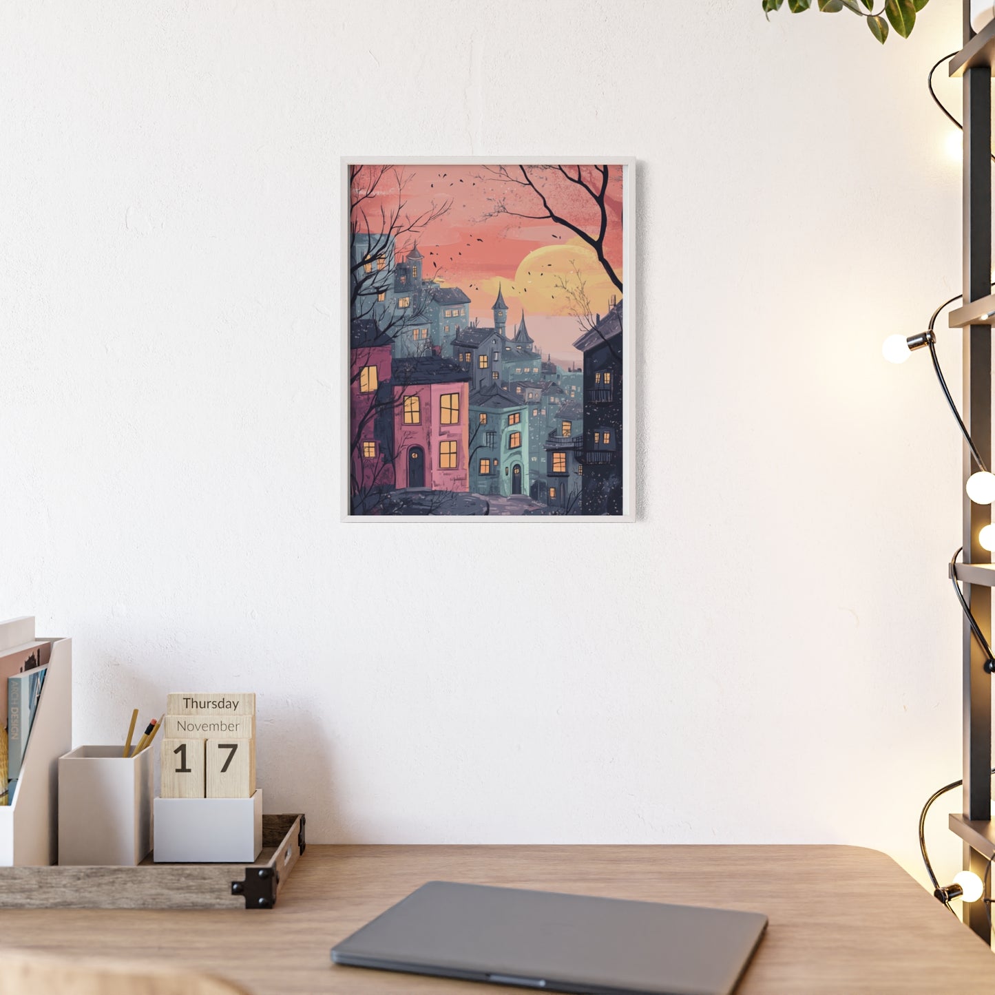 Nachtstimmung über der Stadt