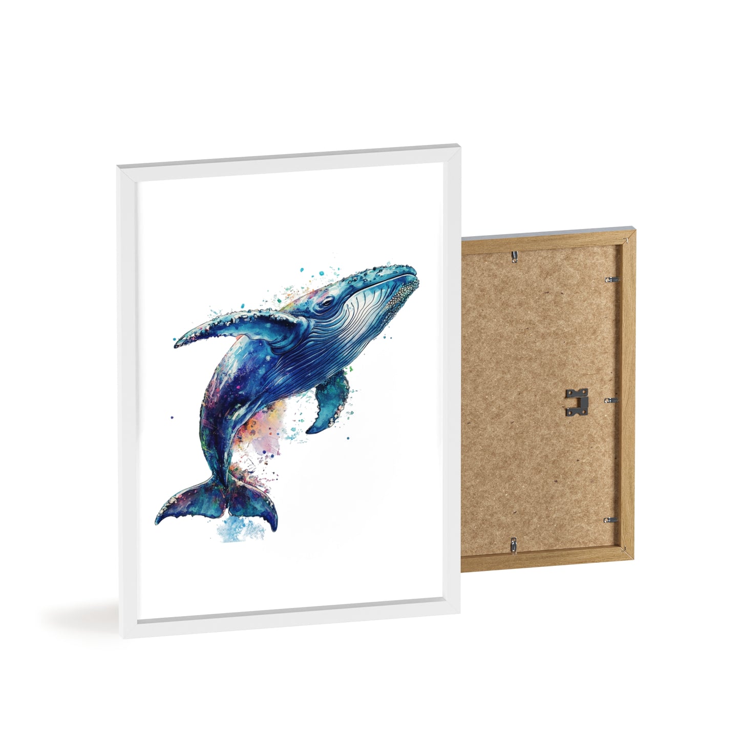 Wal im Wasserfarbenstil