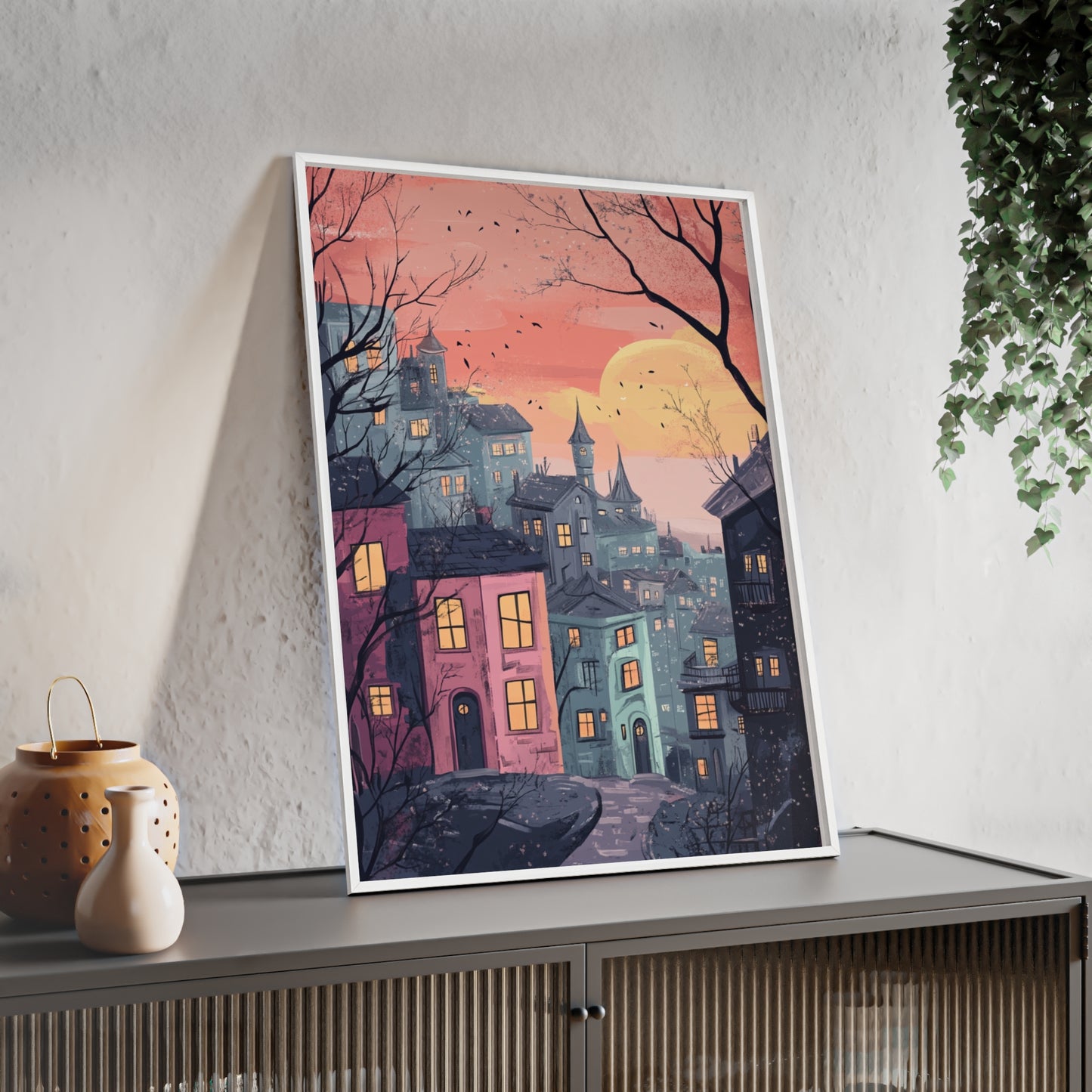 Nachtstimmung über der Stadt