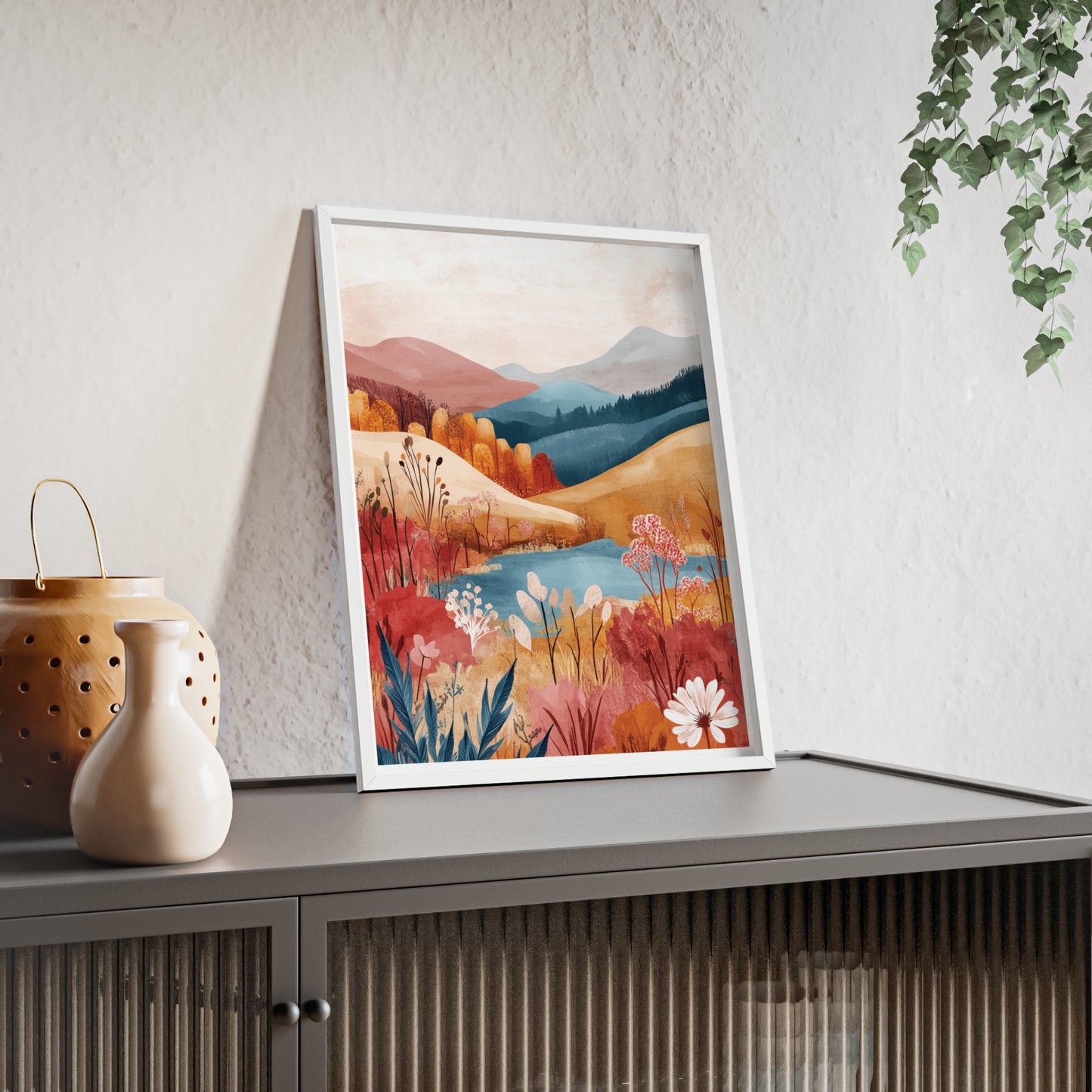 Traumlandschaft in gemütlichen Farben