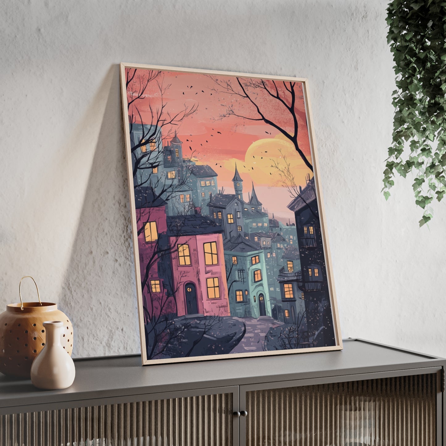 Nachtstimmung über der Stadt