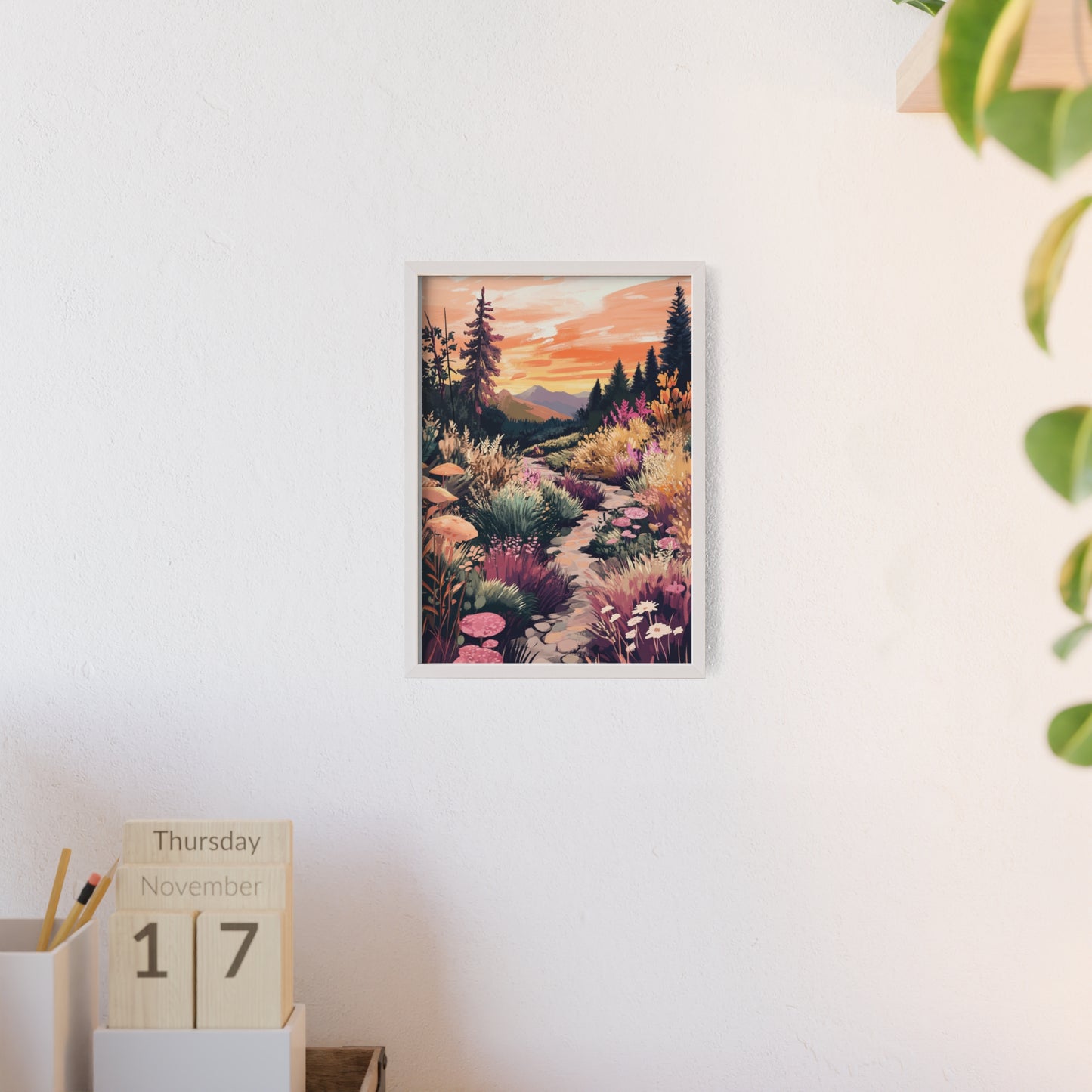 Fantsasielandschaft in traumhaften Farben