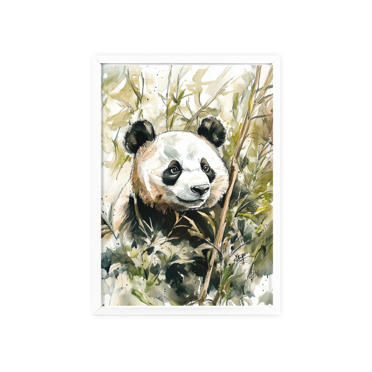 Panda im Wasserfarbenstil