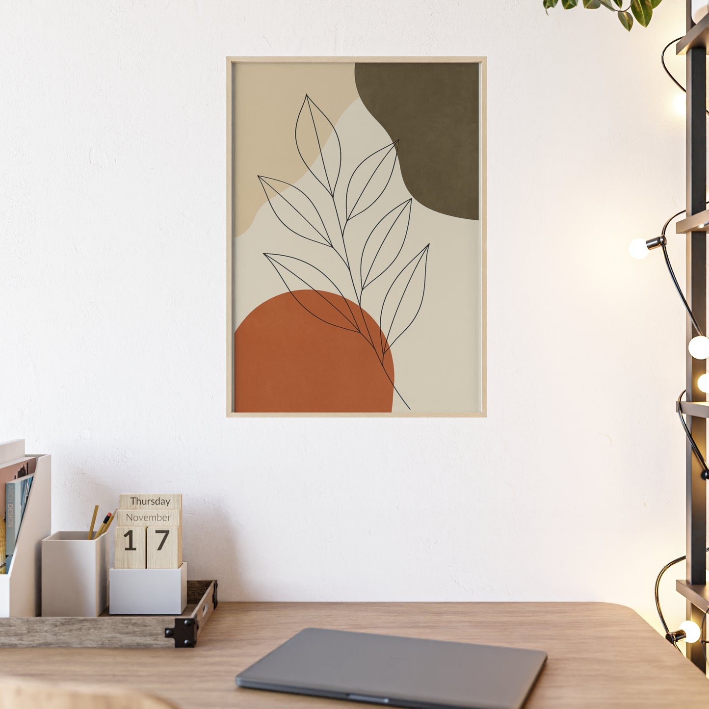 Abstraktes Blätterdesign