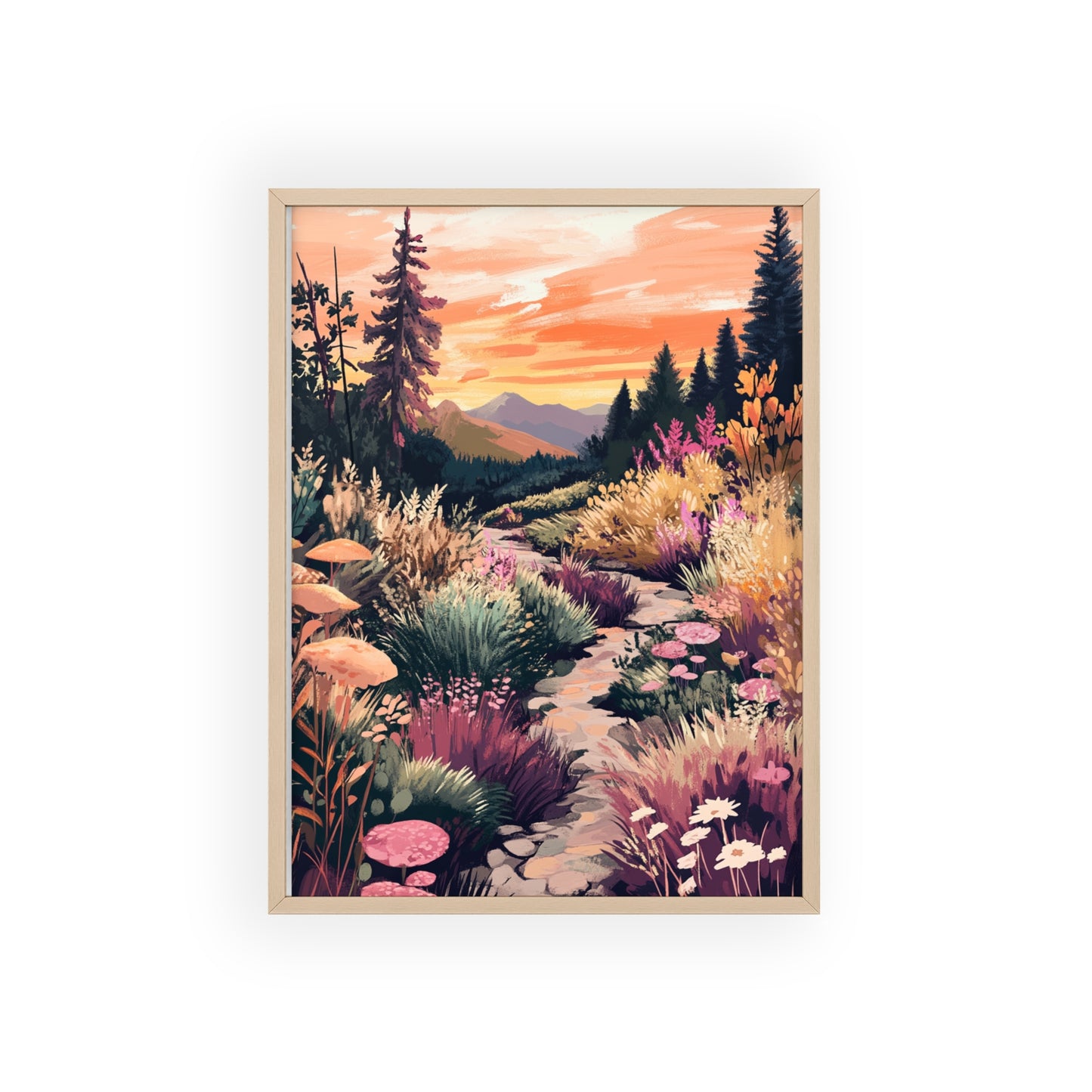 Fantsasielandschaft in traumhaften Farben