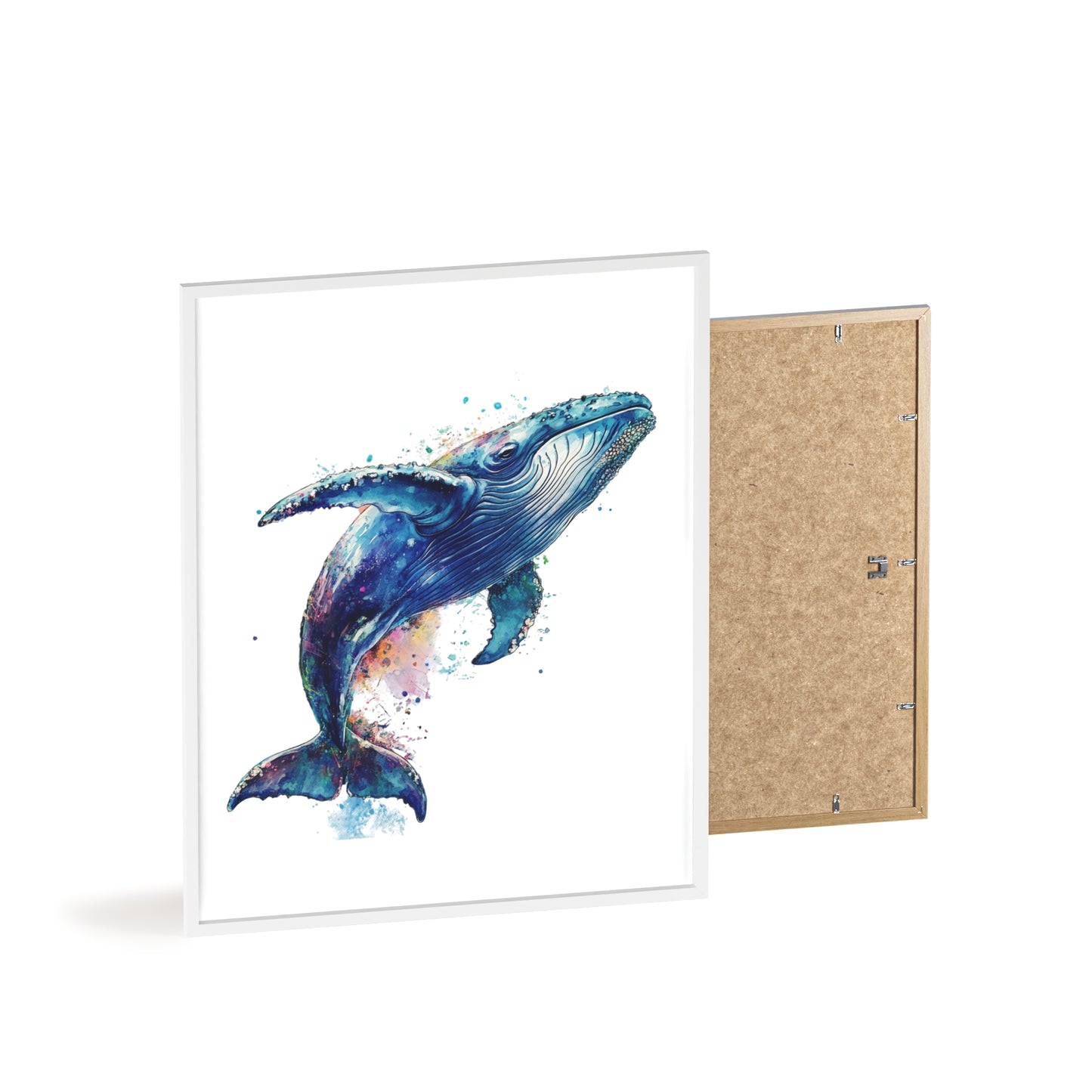 Wal im Wasserfarbenstil