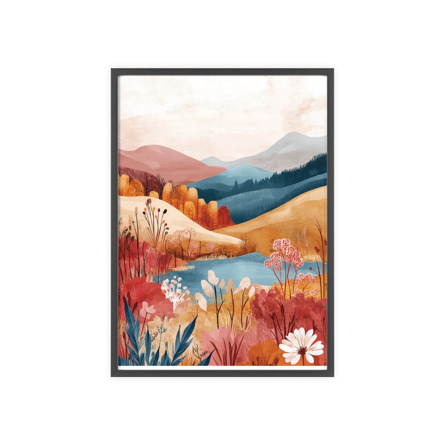 Traumlandschaft in gemütlichen Farben