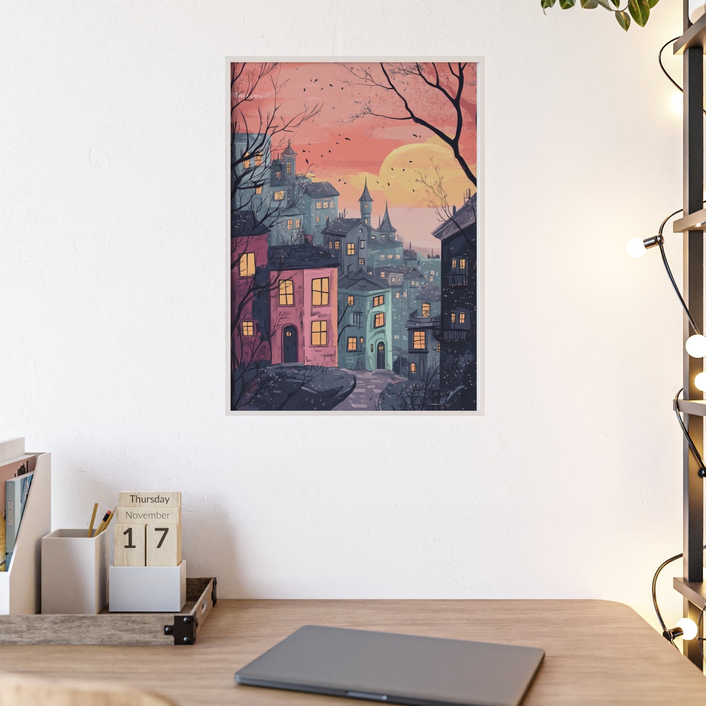 Nachtstimmung über der Stadt