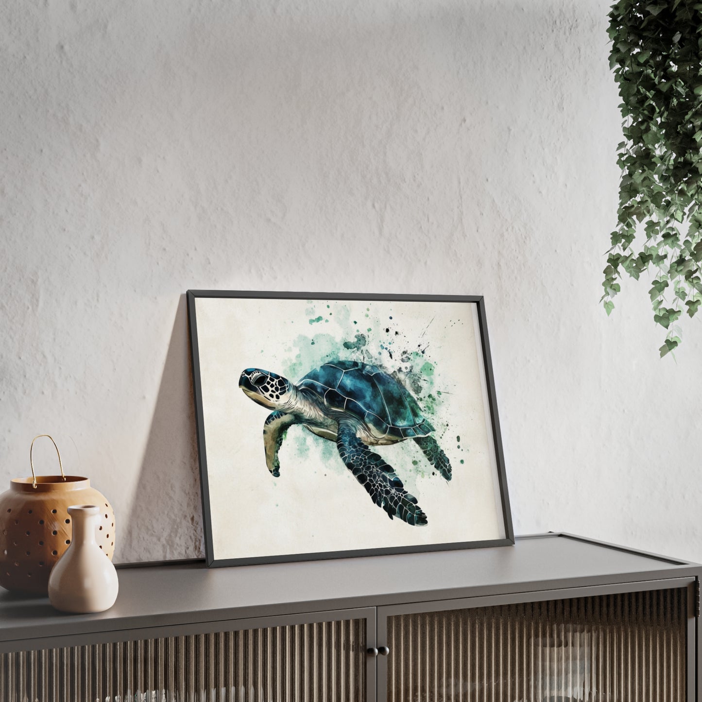 Schildkröte im Wasserfarbenstil