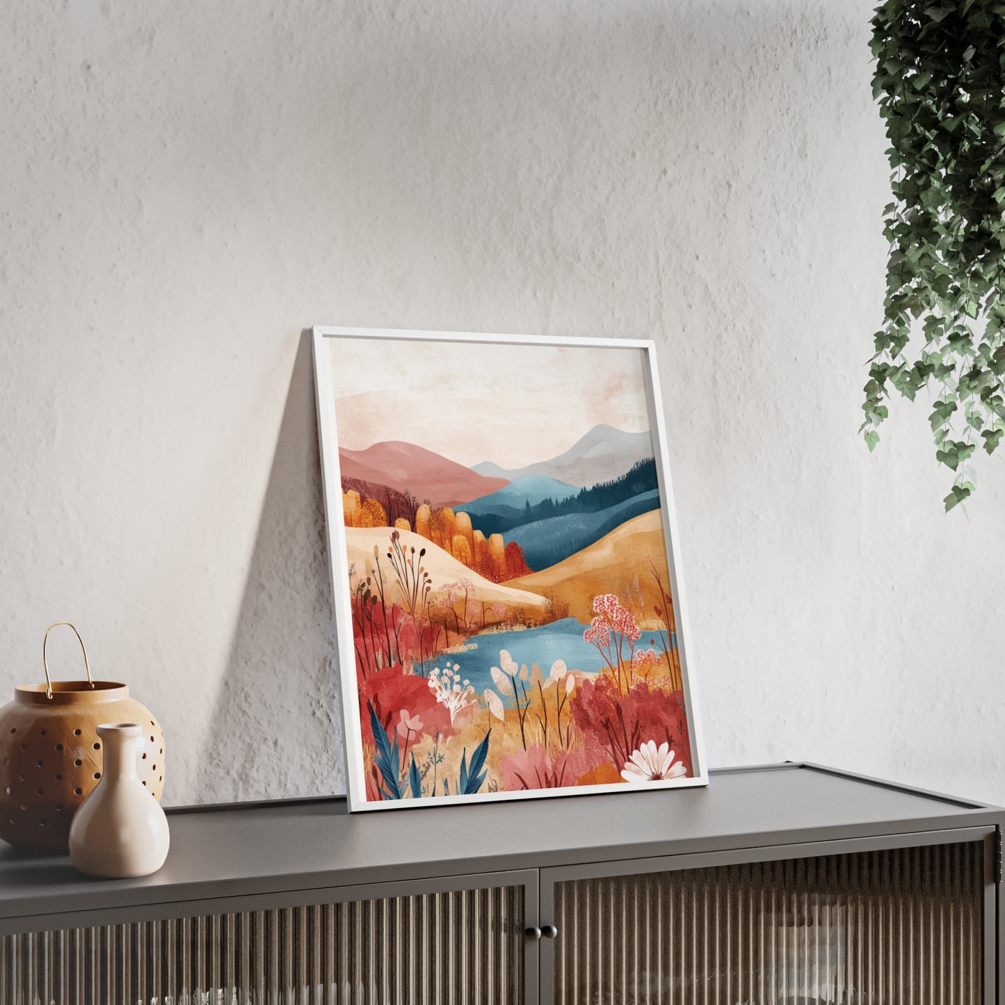 Traumlandschaft in gemütlichen Farben