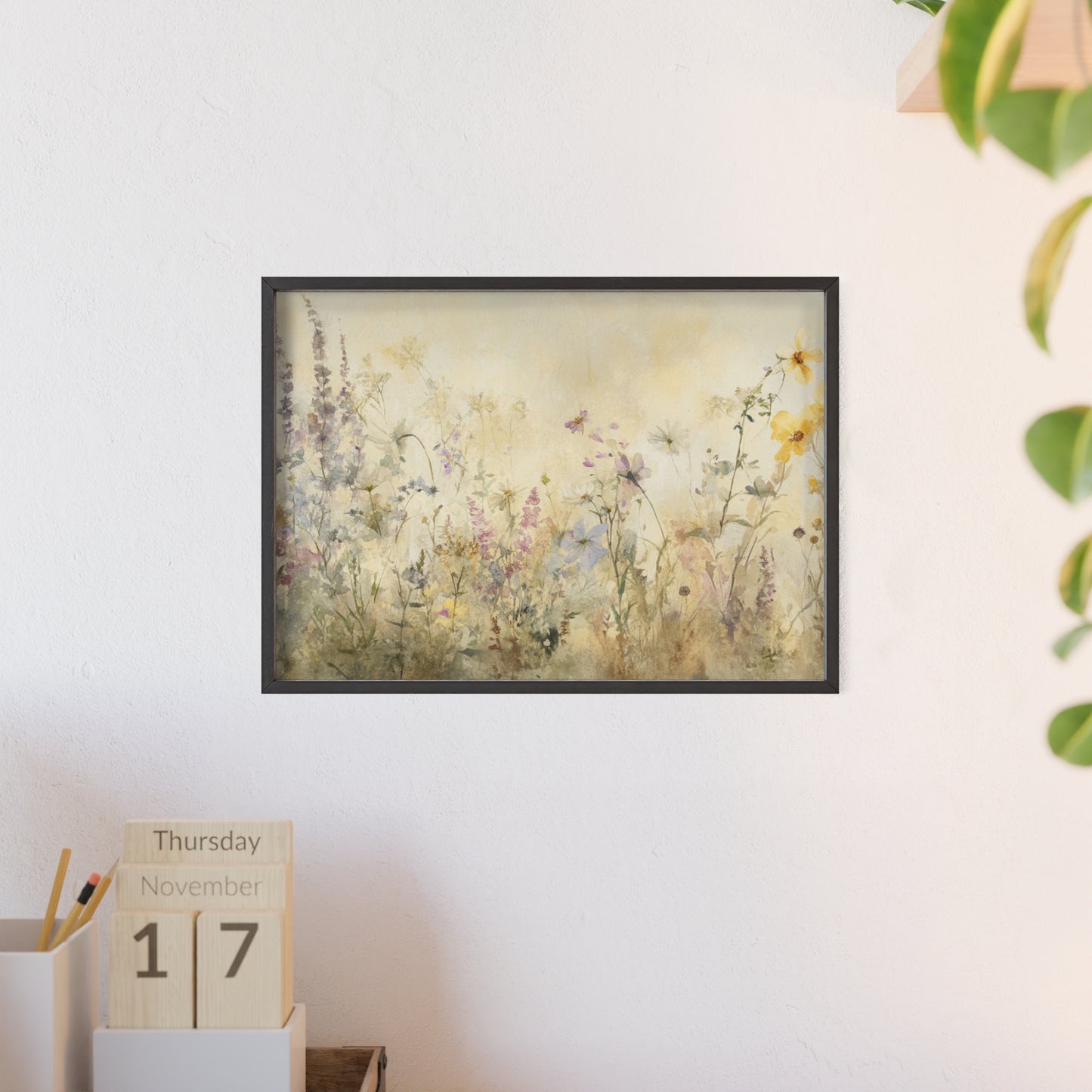 Wildblumen im Wasserfarbenstil