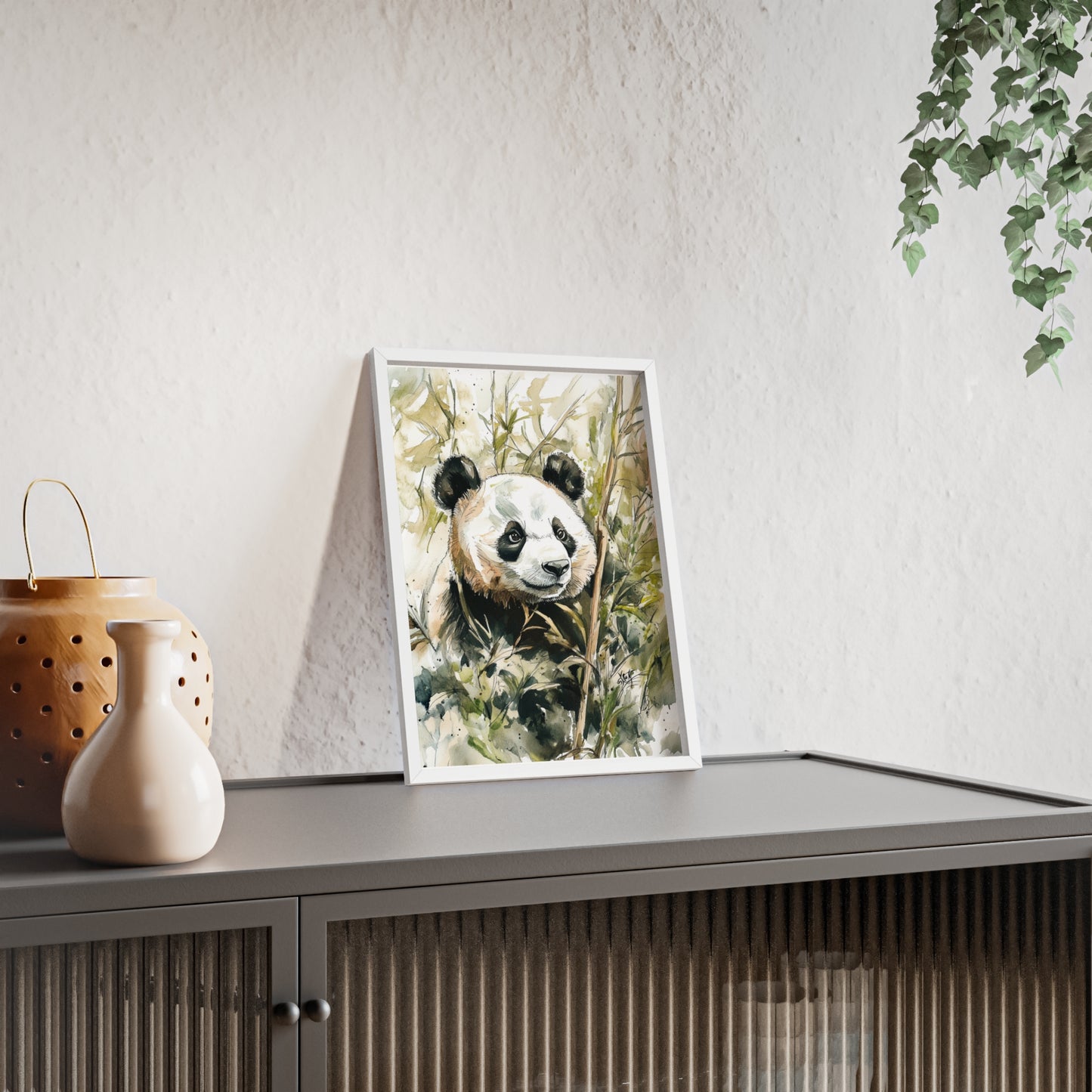 Panda im Wasserfarbenstil