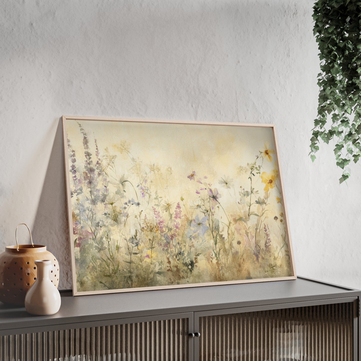 Wildblumen im Wasserfarbenstil