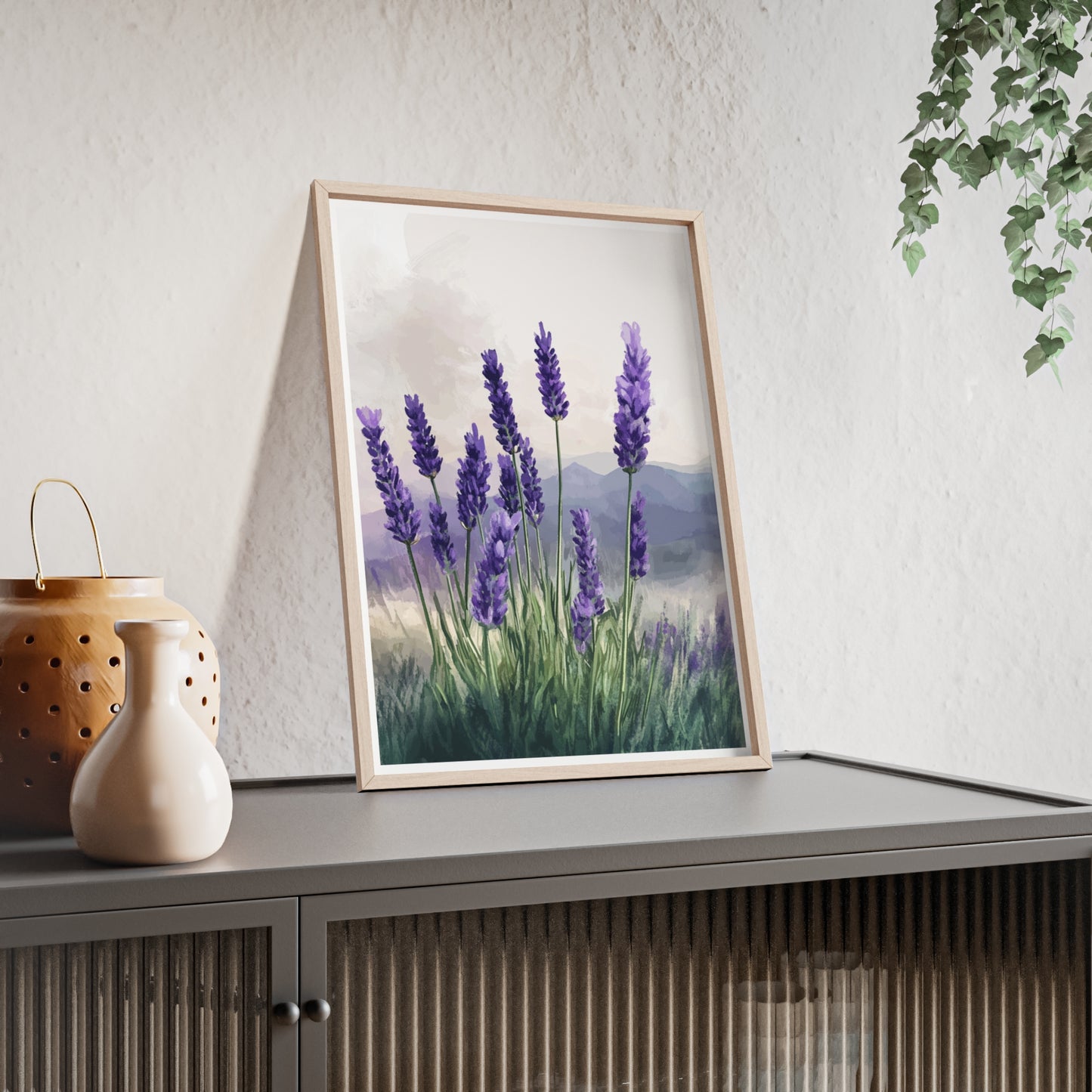 Lavendelblüten in der Wiese