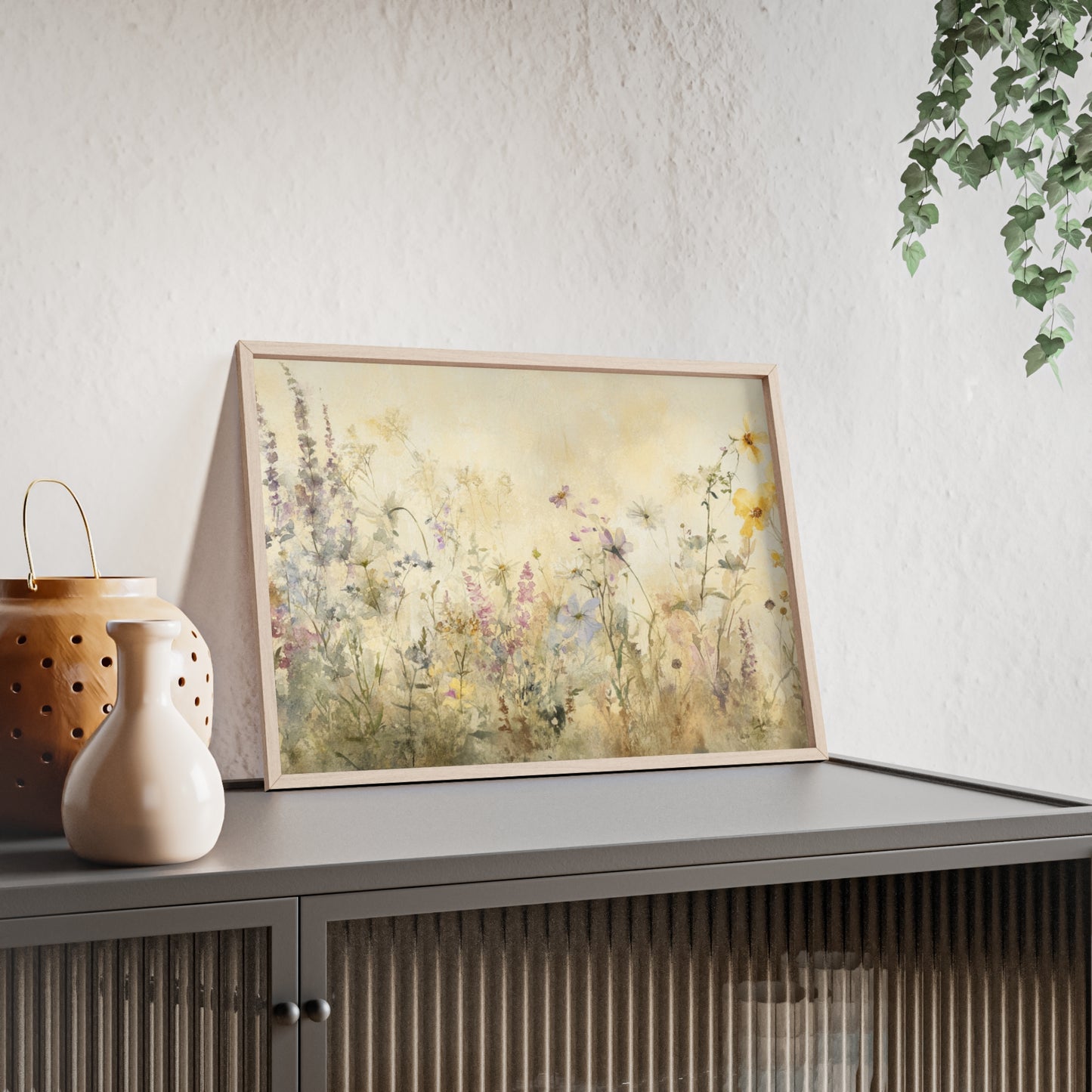 Wildblumen im Wasserfarbenstil