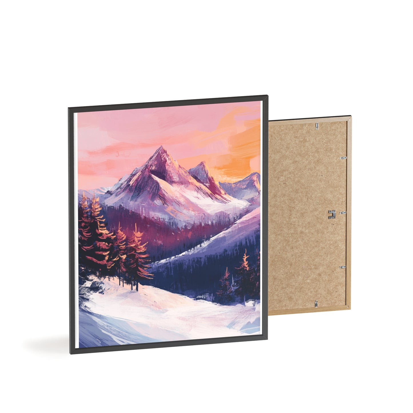 Berglandschaft in gemütlichen Farben