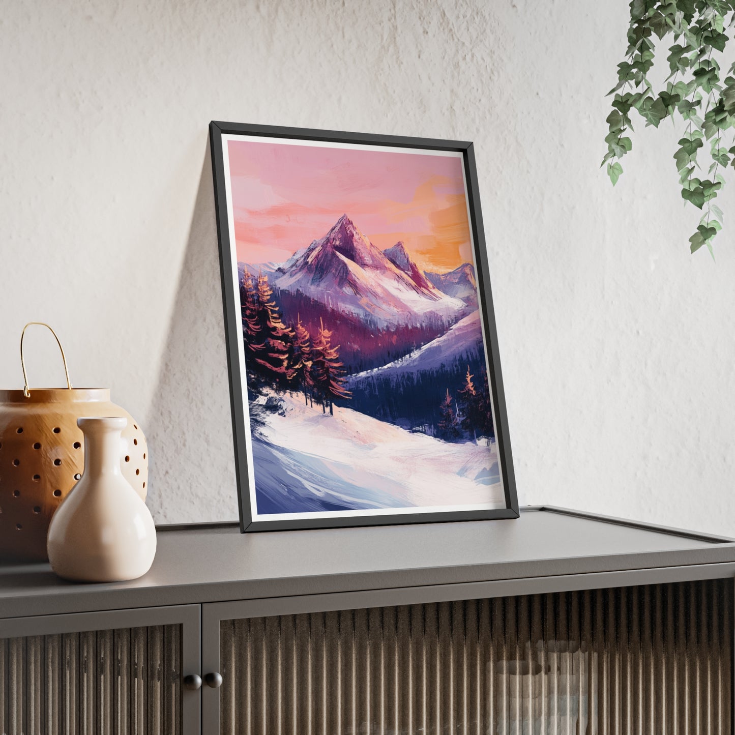 Berglandschaft in gemütlichen Farben