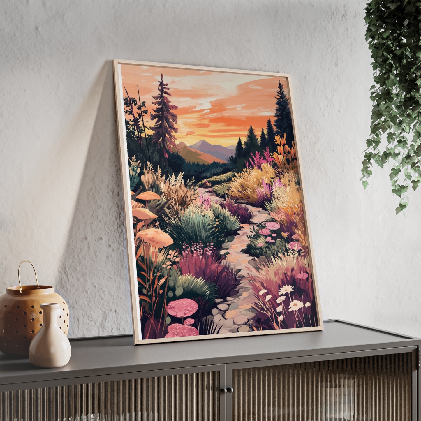 Fantsasielandschaft in traumhaften Farben