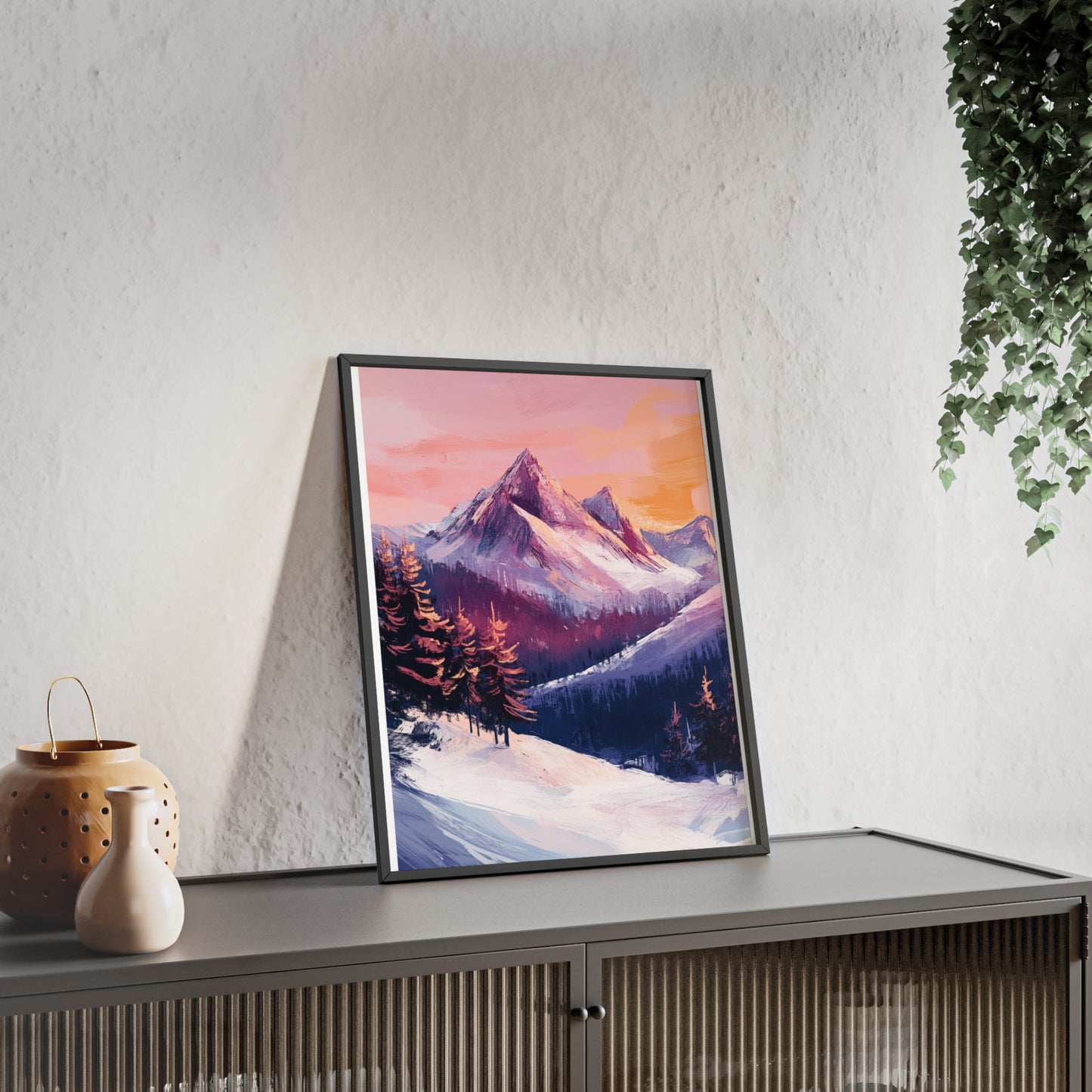 Berglandschaft in gemütlichen Farben