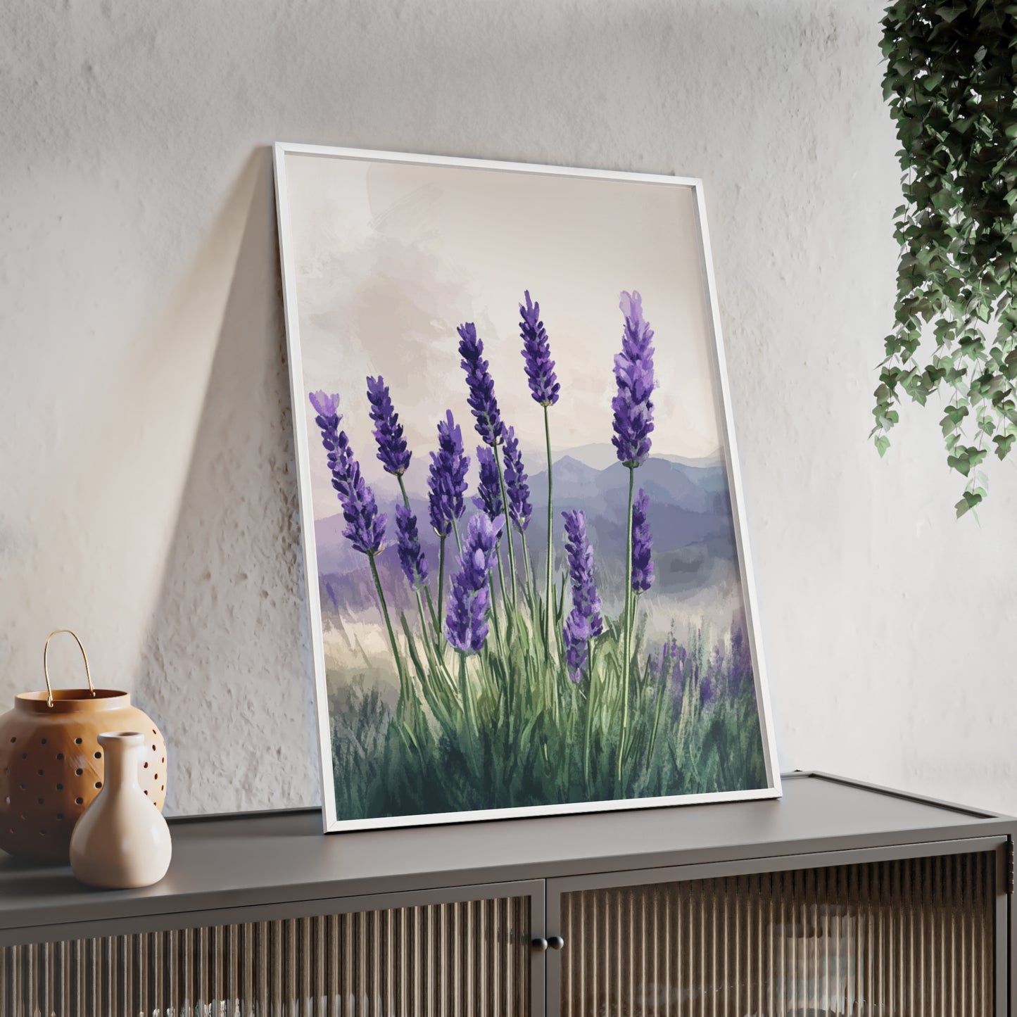 Lavendelblüten in der Wiese