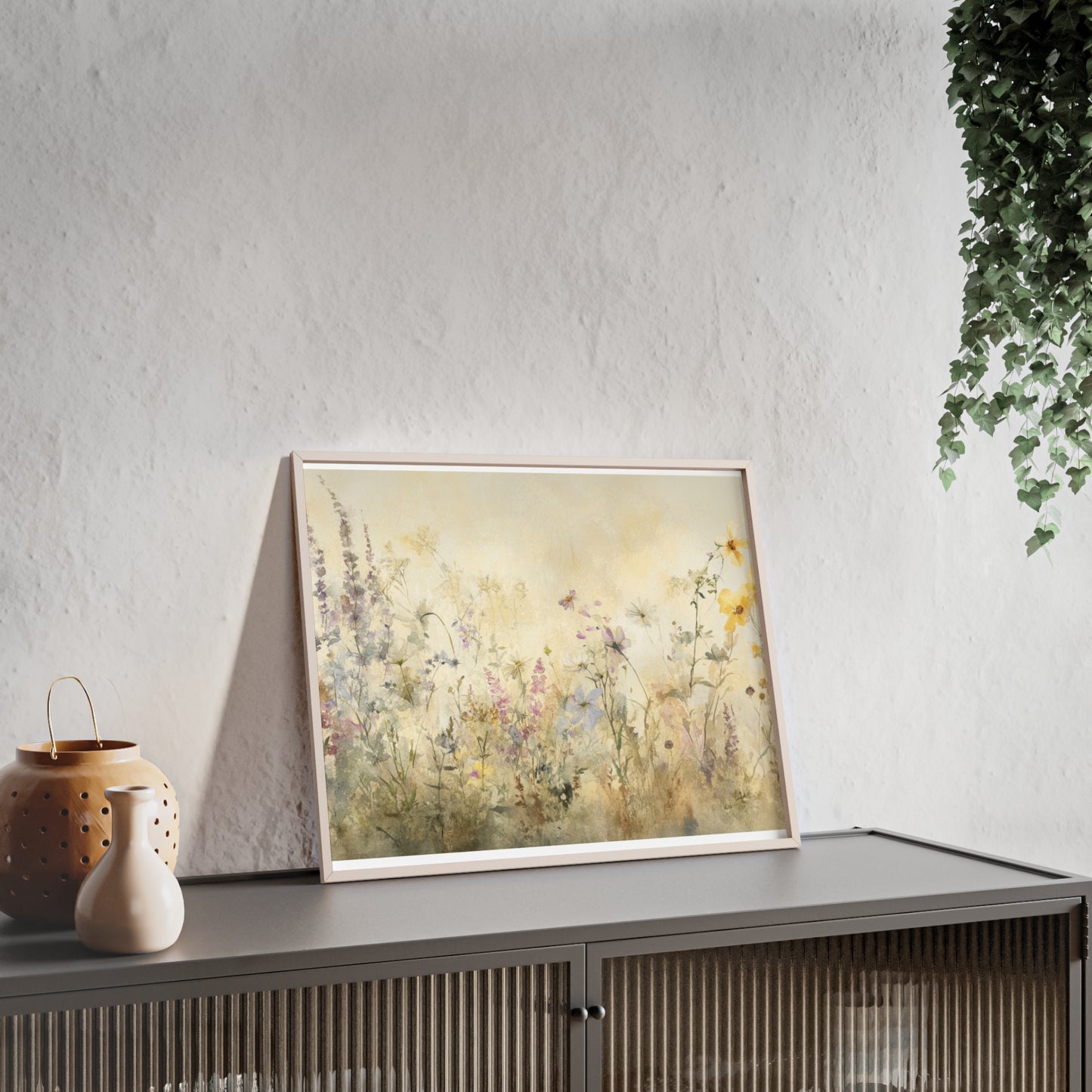 Wildblumen im Wasserfarbenstil