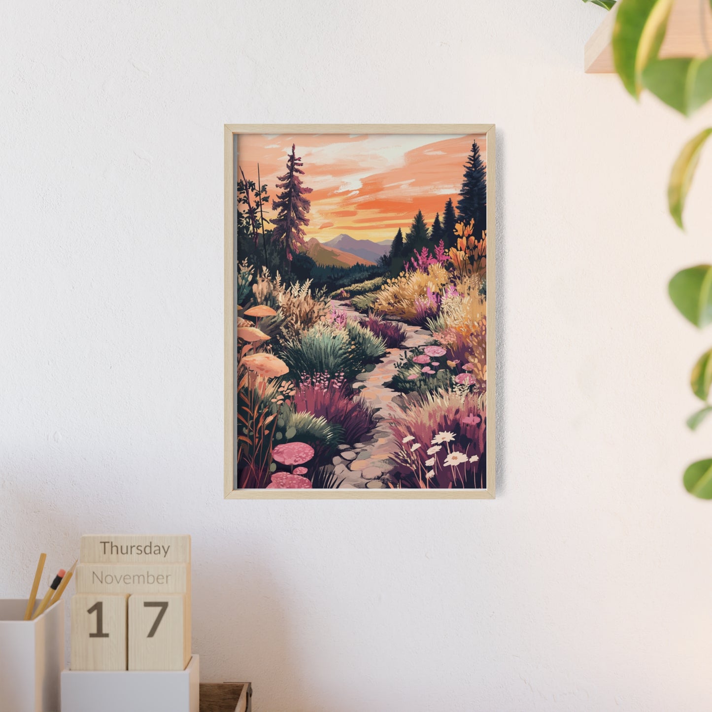 Fantsasielandschaft in traumhaften Farben