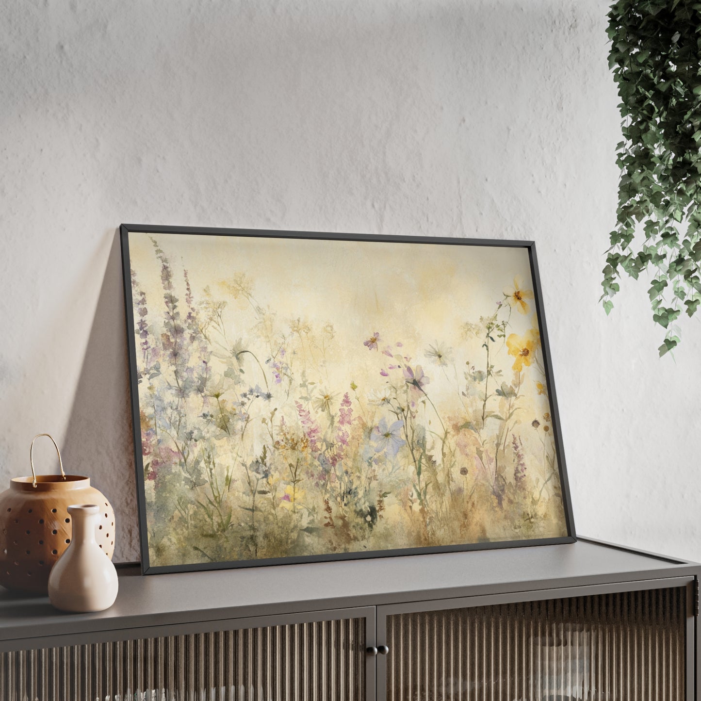 Wildblumen im Wasserfarbenstil