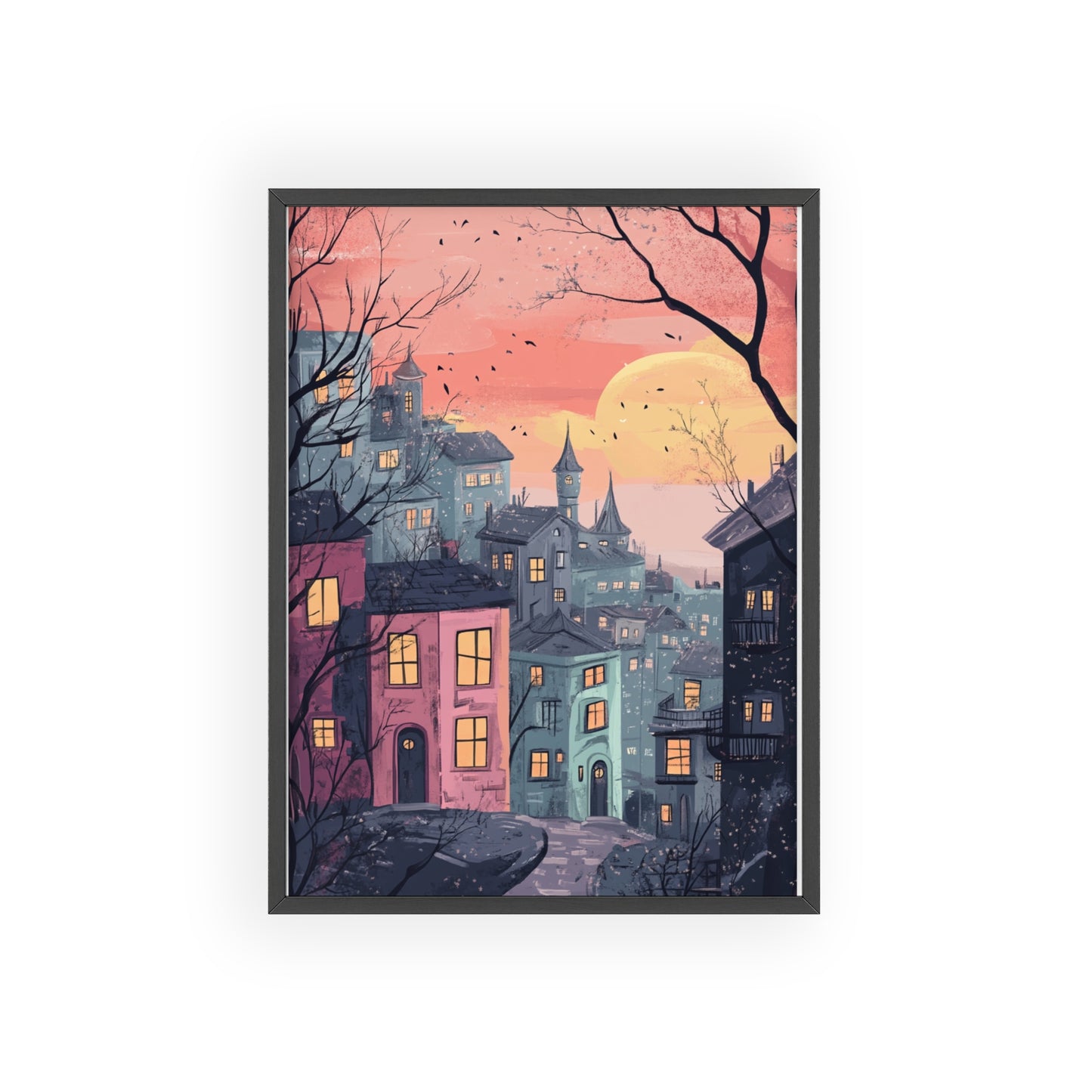 Nachtstimmung über der Stadt