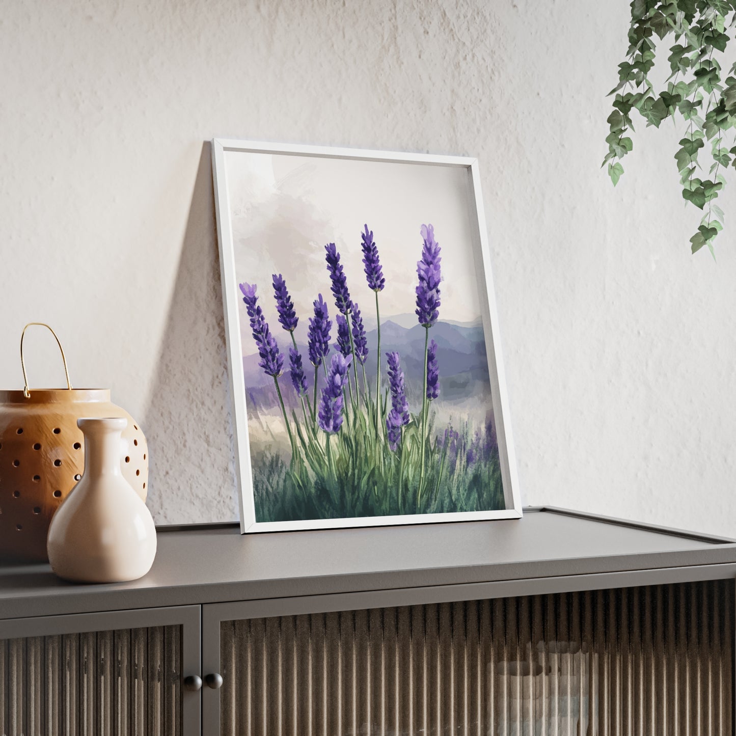 Lavendelblüten in der Wiese