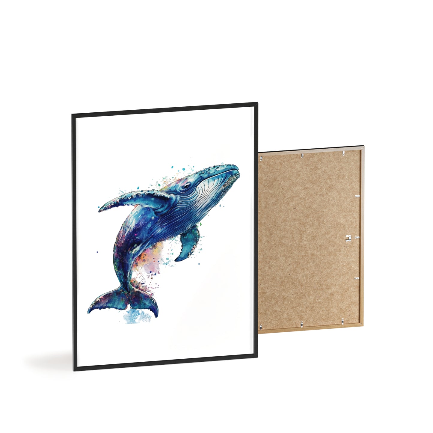 Wal im Wasserfarbenstil