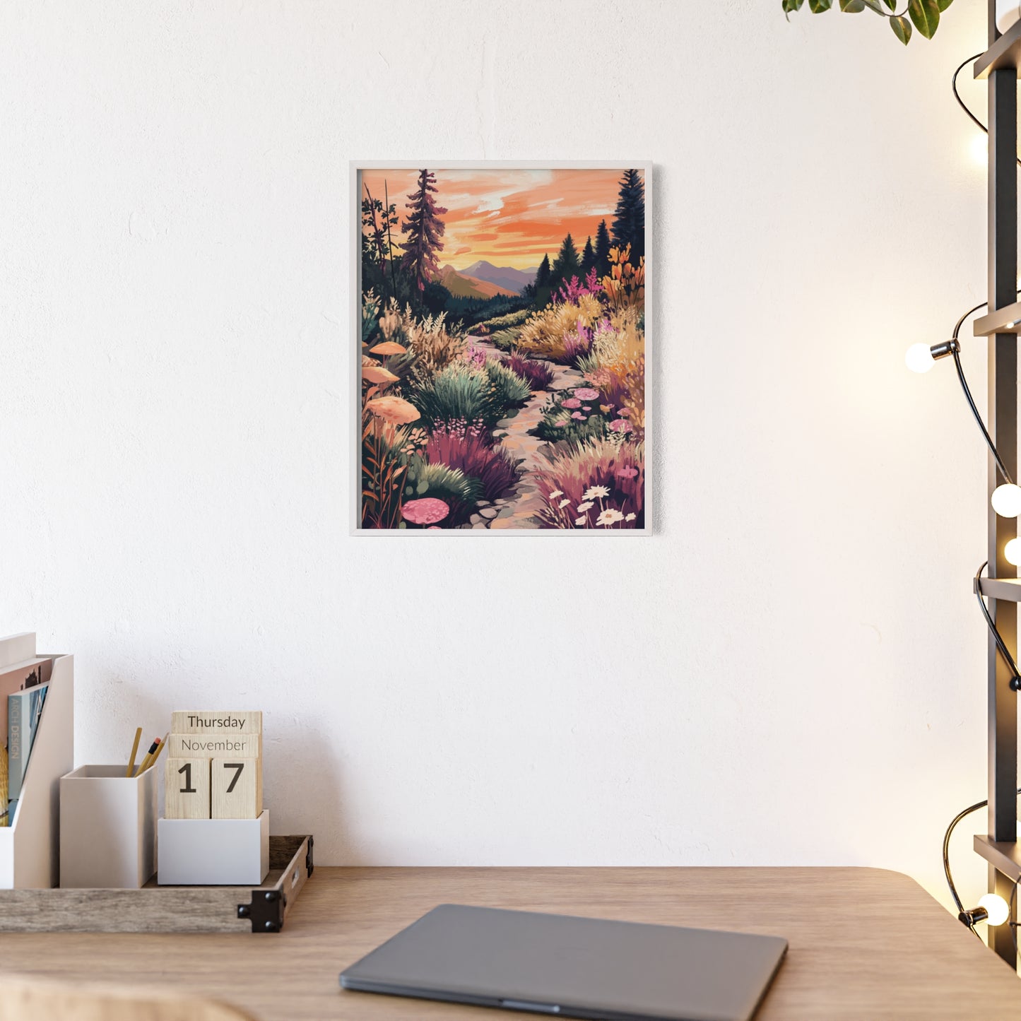 Fantsasielandschaft in traumhaften Farben